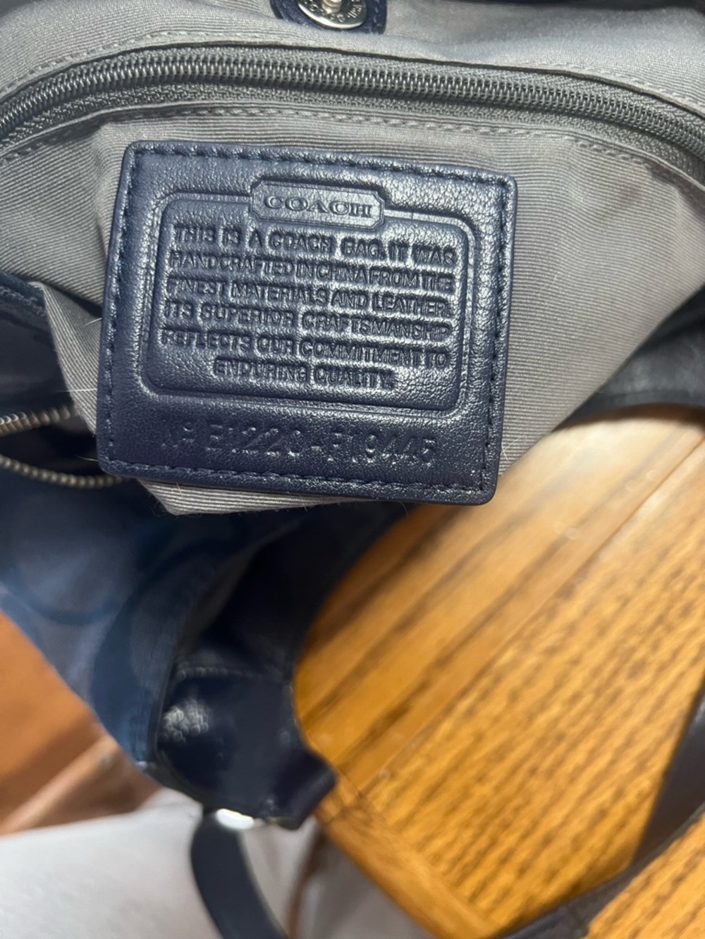 Vintage Coach Signature shoulder bag - Picture 4 of 7